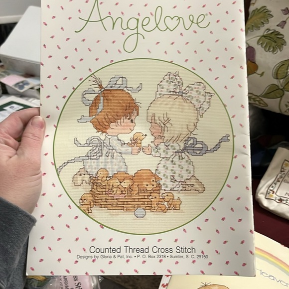Set of 4 , Cross-Stitch Books, Angel Love, God’s In Heaven, Ziggy, & Precious - Picture 4 of 15